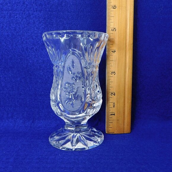Vintage Zajecar Kristal Yugoslavia, 24% Lead Crystal Flower Bud Vase - Picture 3 of 6